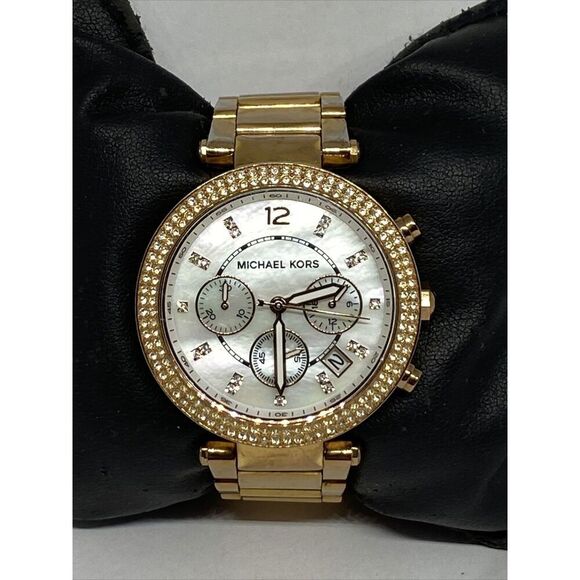 Michael Kors Parker MK5491 Women Stainless Steel Analog Dial Quartz Watch XR668 - Picture 1 of 12